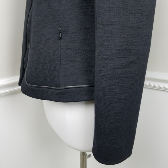 Elie Tahari Asymmetric Zip Jacket - Picture 3 of 8